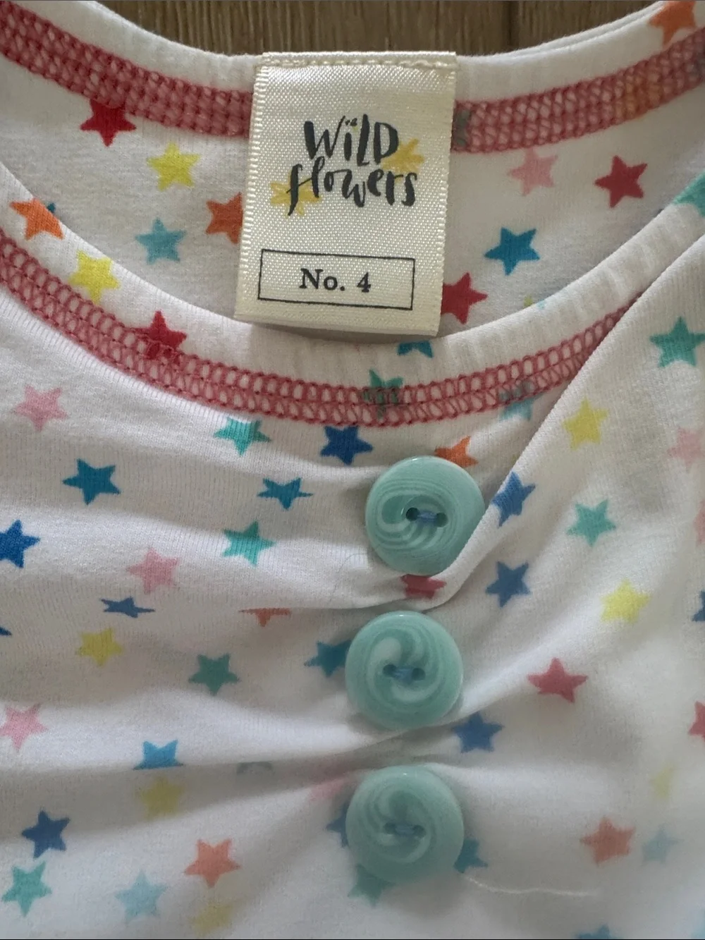 Wild Flowers Girls' Rainbow Star Tank Dress - Multicolor - Picture 2 of 2